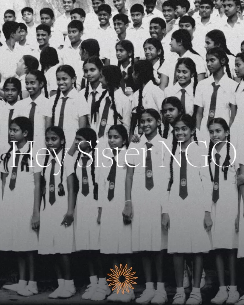 Class of Sri Lankan School Girls Supported by Hey Sister NGO